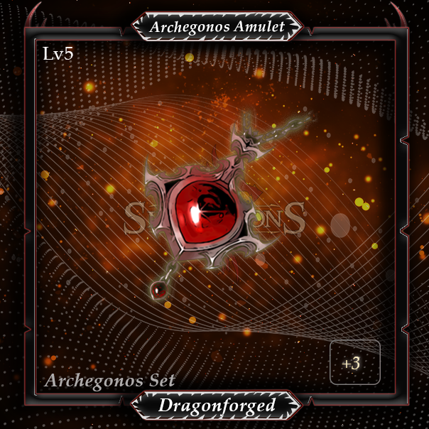 Archegonos Amulet (S) +3
