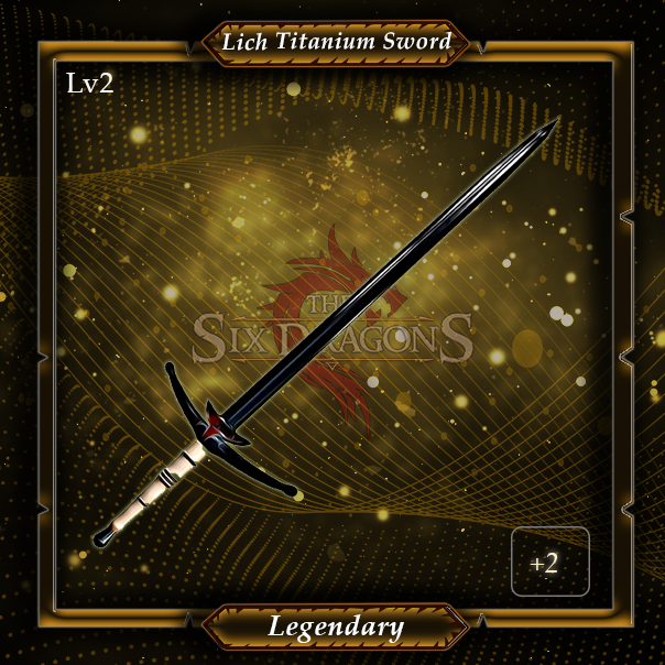 Lich Titanium Sword +2